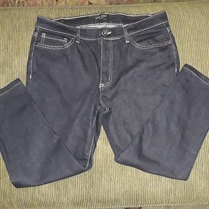 Nine West dark blue denim capris